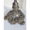 Amazing victorian pewter and glass epergne circa 1880`s wow!!