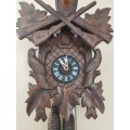 Vintage hunter cuckoo clock 100% working amazing condition!!