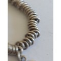 Lovely sterling silver stretchy bracelet 19,2g