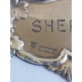 1958 Birmingham silver Sherry decanter label 13,5g Stunning