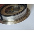 Rare!! Vintage R. Fuess Sleglitz-Berlin compass possibly military