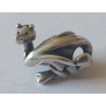 Rare!! Large Trollbeads sterling silver dragon charm Value R1250