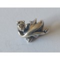 Rare!! Large Trollbeads sterling silver dragon charm Value R1250
