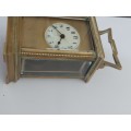 Lovely antique French brass carriage clock circa 1900