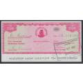 B160630 INFLATION CHEQUE Zimbabwe 2003 $5000 Reserve Bank cheque fine used