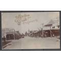 B190701 Krugersdorp early days Transvaal scarce street scene circa 1910