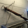 RARE Old Wooden Crossbow