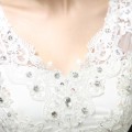 *WILD ROSE* *OFF WHITE* Lace Beaded Bodice Wedding Gown Dress - Set Sizes - FREE SHIPPING!