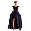 *LOCAL STOCK* Clearance! Navy Sophisticated Party Queen High Low Dress - MEDIUM
