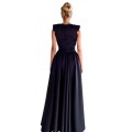 *WILD ROSE* Navy Sophisticated Party Queen High Low Dress - S/M/L/XL