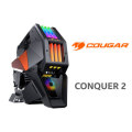 Cougar Conquer 2 ATX Full Tower Gaming Case / Distinctive Metal Frames / Eye-catching Design