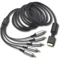 Sony Playstation TV/AV Connection Component Cable/Lead for PS2 or PS3 Gold Plated