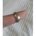 575 Stamped Pure gold "Pinky Ring" with beautiful engraving