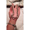 925 Silver 14mm link Belcher Chain 55cm * Never worn, as new