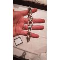 925 Silver 14mm link Belcher Chain 55cm * Never worn, as new
