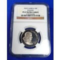 1969 Afrikaans 50c English Graded NGC PF 67 Ultra Cameo