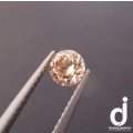 0.85ct | 5mm | Champagne coloured Diamond Simulant | Cubic Zirconia | Round