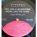 Linda Ronstadt - Cry Like a Rainstorm Howl Like the Wind 1989 Vinyl LP SA