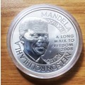 1oz Nelson Mandela Silver Medallion 2008