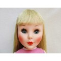 A VINTAGE DOLL WITH EXQUISITE FURGA SIMONA-LIKE LOOK - MARKED 'SAD' ON BACK OF HEAD!!