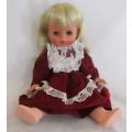 THE PRETTIEST PLASTIC AND VINYL VINTAGE DOLL WITH SUCH A CUTE MOUTH!