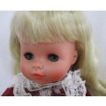 THE PRETTIEST PLASTIC AND VINYL VINTAGE DOLL WITH SUCH A CUTE MOUTH!