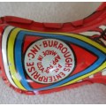 A VERY OLD VINTAGE 1940's/50's BURROUGHS TIN PLATE MECHANICAL BUBBLE GUN IN NEED OF TLC