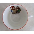 VINTAGE BAREUTHER, BAVARIA CHILD'S CUP AND SAUCER