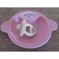 ZAPF CREATIONS BABY BORN DUMMY AND PLATE