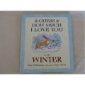 A DELIGHTFUL HARD COVER BOOK - GUESS HOW MUCH I LOVE YOU - IN THE WINTER - GREAT CONDITION