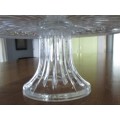 FOR ISMAIL ONLY - STUNNING GLASS CAKE STAND - MADE IN ITALY