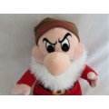 LARGE 34CM TALL DWARF - GRUMPY (ITALIAN -BROMTOLO) FROM DISNEY'S SNOW WHITE AND THE SEVEN DWARFS