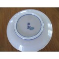 TWO SMALL SHALLOW JAPANESE BLUE AND WHITE DISHES - SIGNED