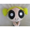 A LARGER RARE PLUSH POWERPUFF DOLL - BUBBLES - IN GREAT CONDITION