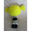 A LARGER RARE PLUSH POWERPUFF DOLL - BUBBLES - IN GREAT CONDITION