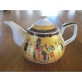 EXQUISITE FATHI MAHMOUD PATE ET EMAIL LIMOGES EGYPTIAN TEAPOT IN EXCELLENT CONDITION