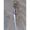 A VINTAGE 1996 CARROL BOYES BOTTLE STOPPER - ENGRAVED BY OLD MUTUAL