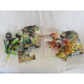 TWO SETS OF LEGO BIONICLE - KETAR CREATURE OF STONE AND IKIR CREATURE OF FIRE