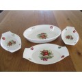 GREAT PRICE!!    FOUR MID-CENTURY EGERSUND, NORWAY SERVING DISHES