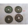 SHIPWRECK SALVAGE? SIXTEEN VERY OLD/ANCIENT? CHINESE COINS - INTERESTING FIND!!