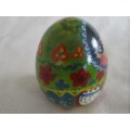 CUTE VINTAGE HAND PAINTED MATRYOSHKA/ BABUSHKA CERAMIC EGG