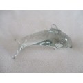 NGWENYA GLASS DOLPHIN - GREAT CONDITION - JUST DIFFICULT TO PHOTOGRAPH