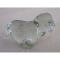 SMALL/MEDIUM NGWENYA GLASS WARTHOG IN PERFECT CONDITION (JUST DIFFICULT TO PHOTOGRAPH)