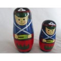 FOR SBENSON ONLY - A CUTE SET OF FIVE VINTAGE HAND PAINTED NESTING DOLLS TO ADD TO YOUR COLLECTION