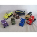 ONE BID TAKES ALL - MATTEL DIECAST VEHICLES AND A BLIMP FROM DISNEY PIXAR MOVIE "CARS"