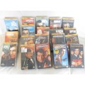 19  JAMES BOND VHS TAPES (INCLUDING THE ONLY ONE WITH GEORGE LAZENBY AS BOND) - ONE BID FOR ALL