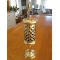 DECORATIVE AND ROMANTIC - BRASS VOTIVE/TEALIGHT CANDLE/INCENSE  HANGING LAMP - GREAT CONDITION
