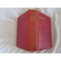 1917 - TEXTURED PADDED LEATHER BOARDS - THE POETICAL WORKS OF SIR WALTER SCOTT - OXFORD EDITION