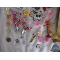 HUGE BATCH OF SALVAGED CARD/SCRAPBOOKING DECORATIONS