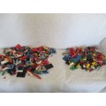 OVER 1100 REAL LEGO BLOCKS PLUS OVER 500 OTHER - TWO HUGE BATCHES, ONE PRICE!!